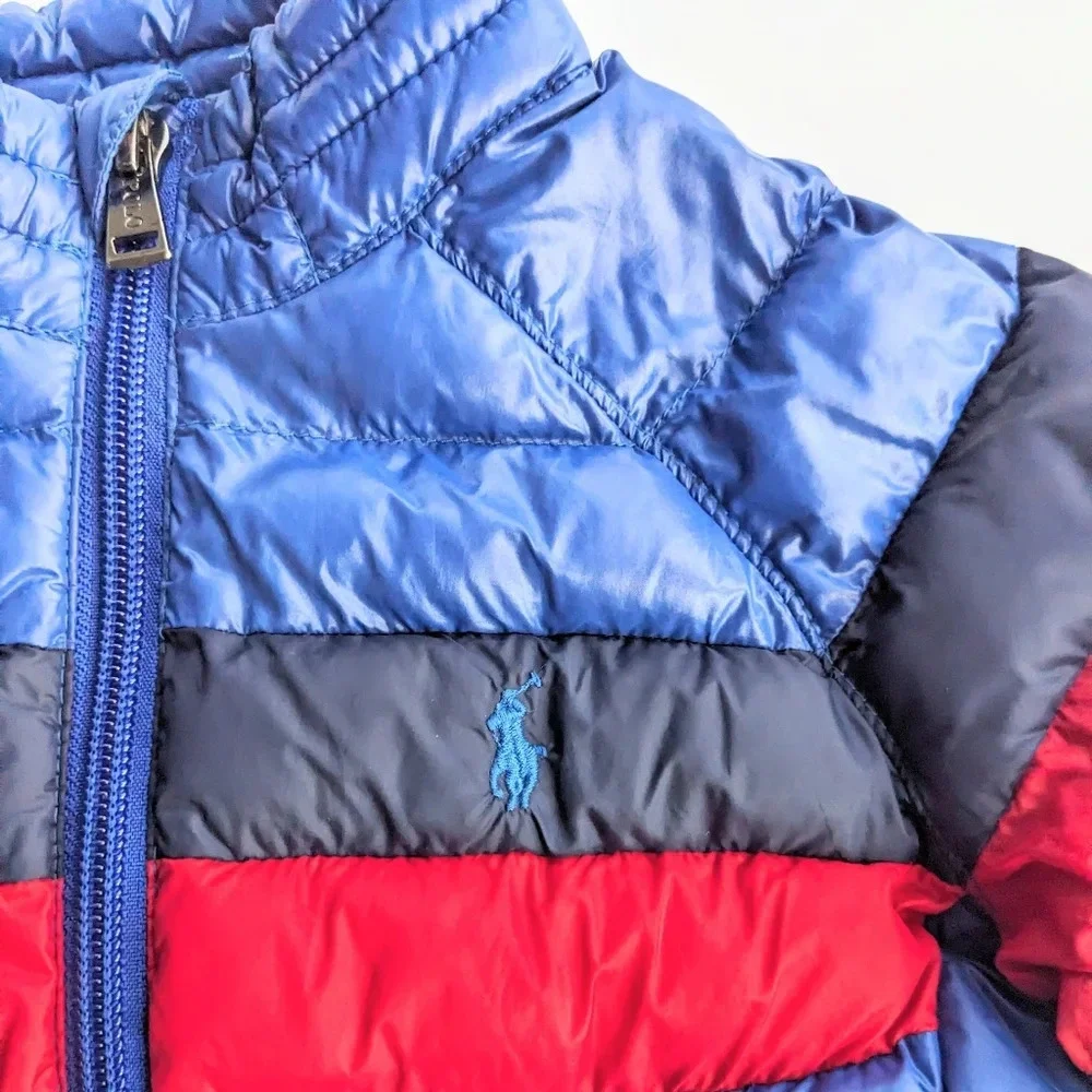 The Ralph Lauren Polo Baby Boy Packable Puffer Jacket with Storage Pouch